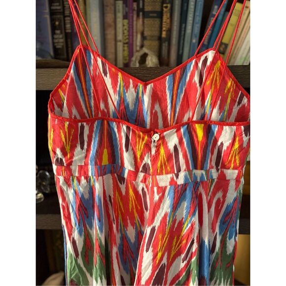 NWT Guadalupe Amira Patterned Red Maxi Dress Size Medium  $175 MSRP - Picture 9 of 9